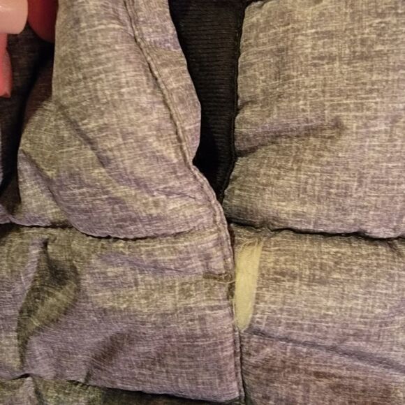 Gerry Boys Quilt Grey Iron Jacket Coat Large 14/16 - Picture 5 of 6